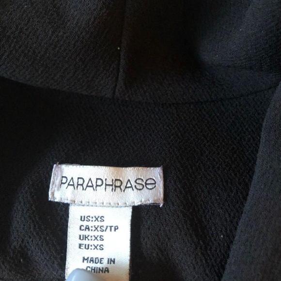 Veste noire taille XS - Picture 4 of 4